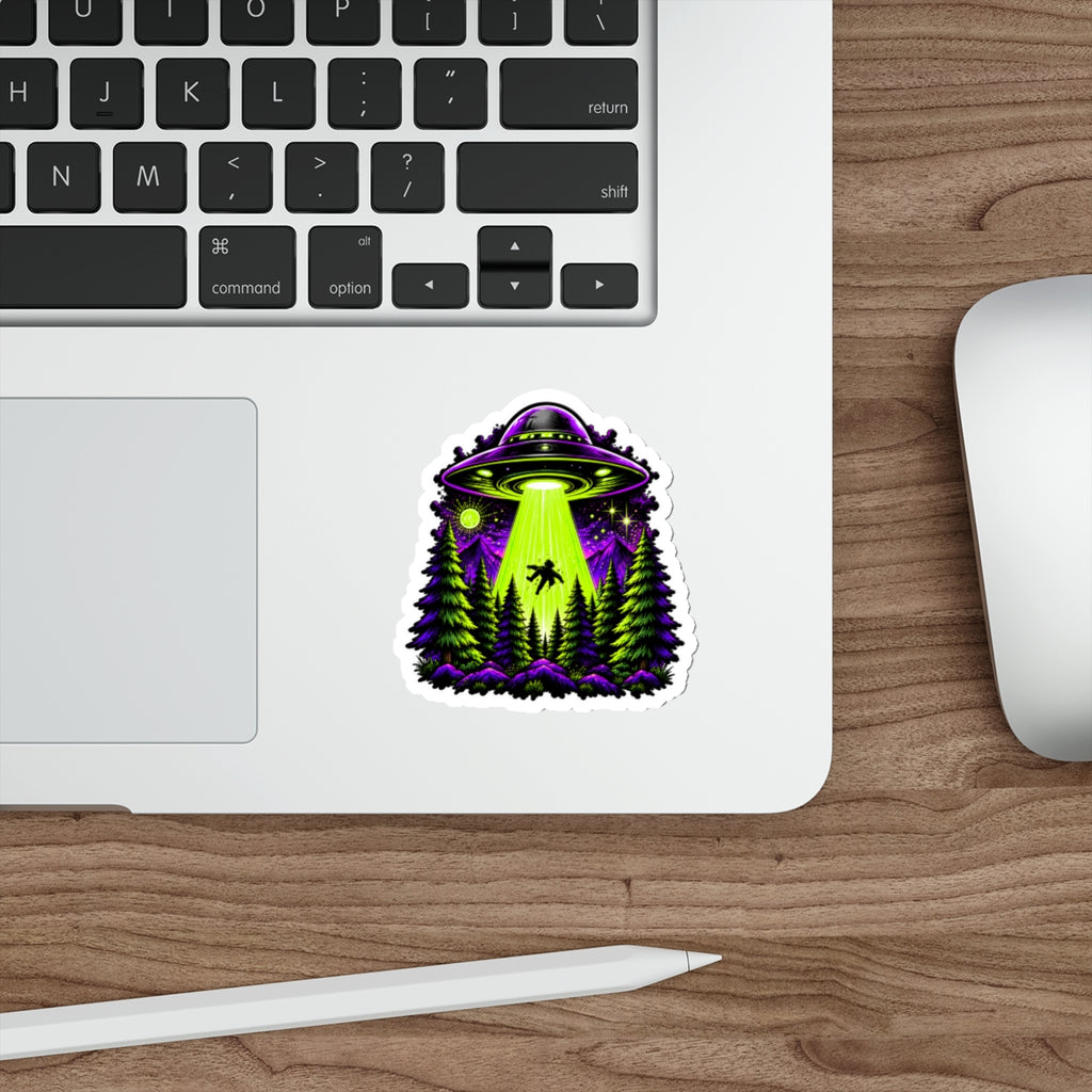 The Last Hike — UFO Abduction Sticker