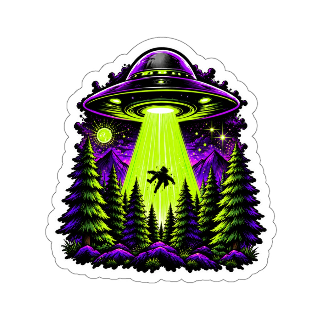 The Last Hike — UFO Abduction Sticker