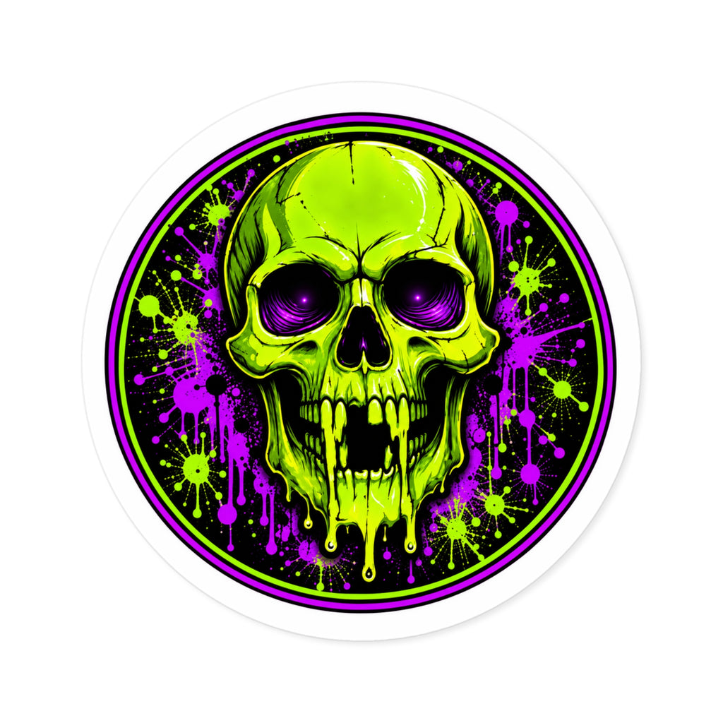 Deadly Glow — Skull Sticker