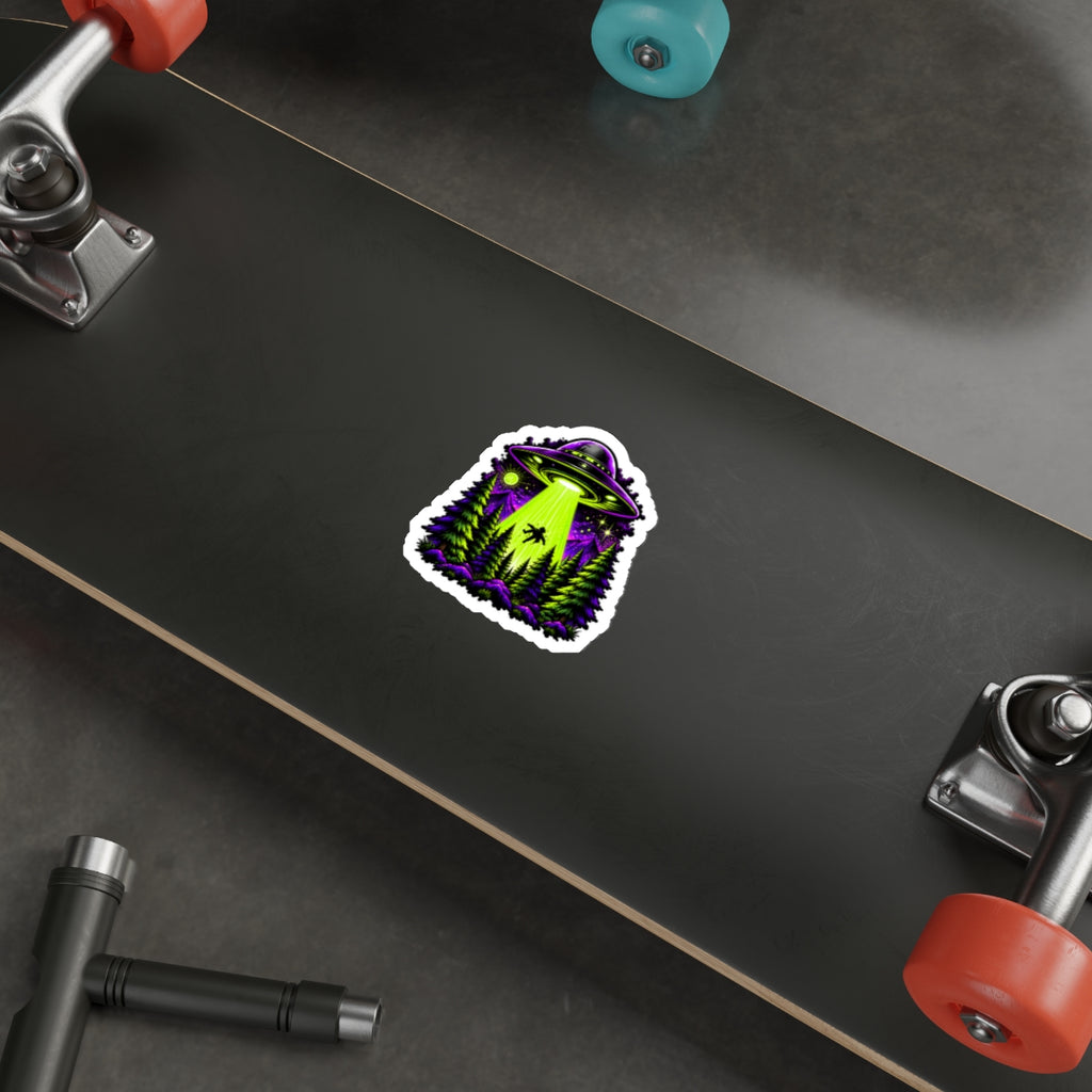 The Last Hike — UFO Abduction Sticker