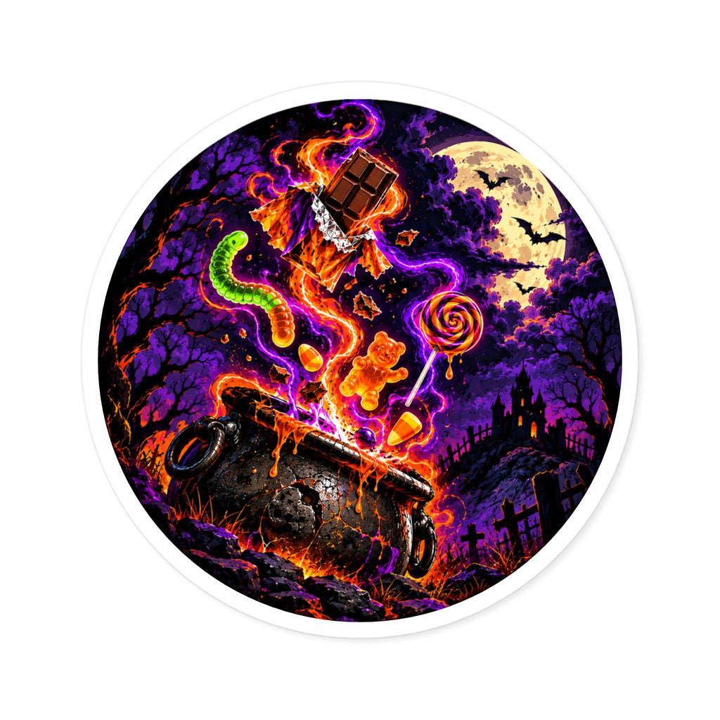 Spellbound Sweets — Halloween Candy Sticker