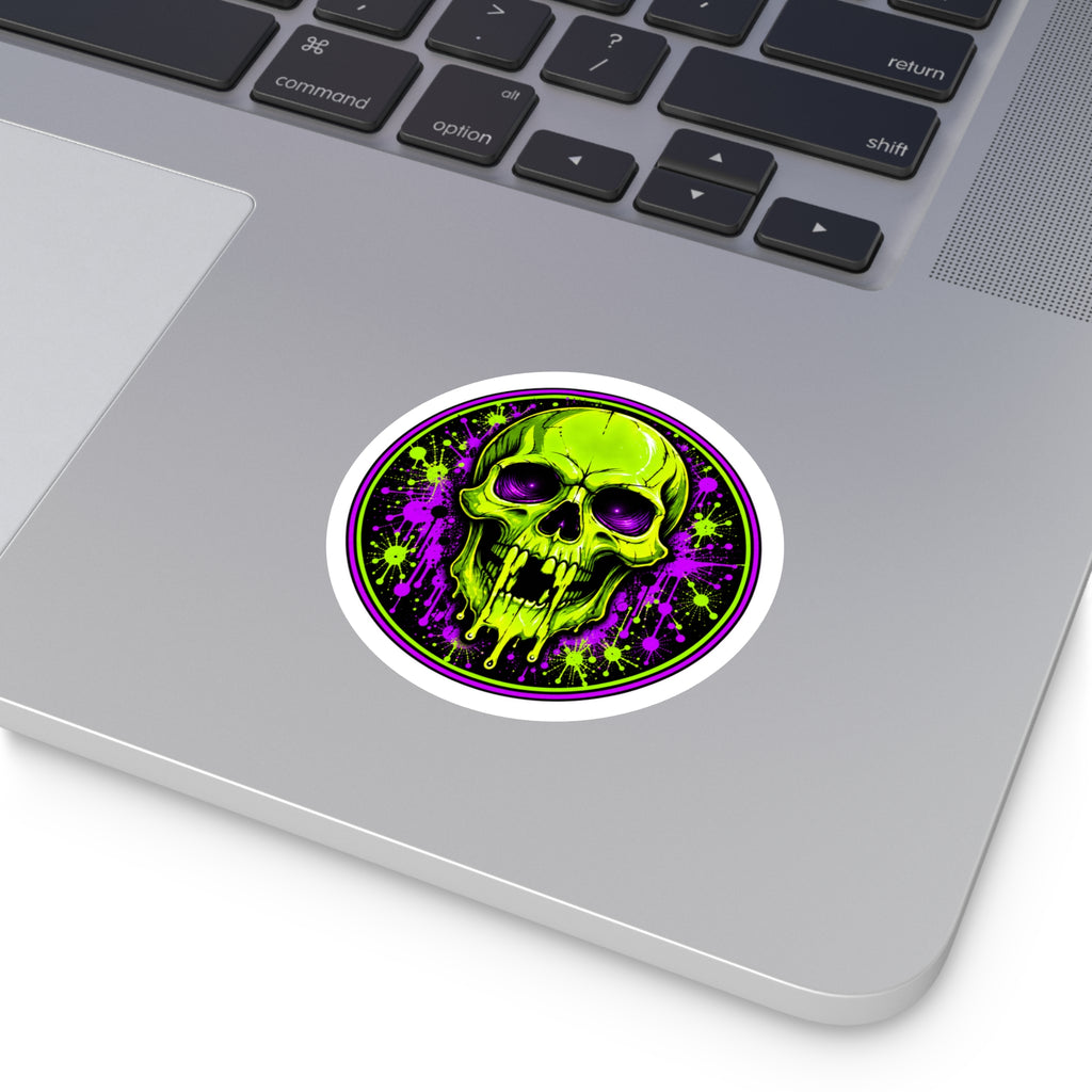 Deadly Glow — Skull Sticker